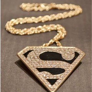 "S" Triangle Gold Unisex Neckless  Men / Women